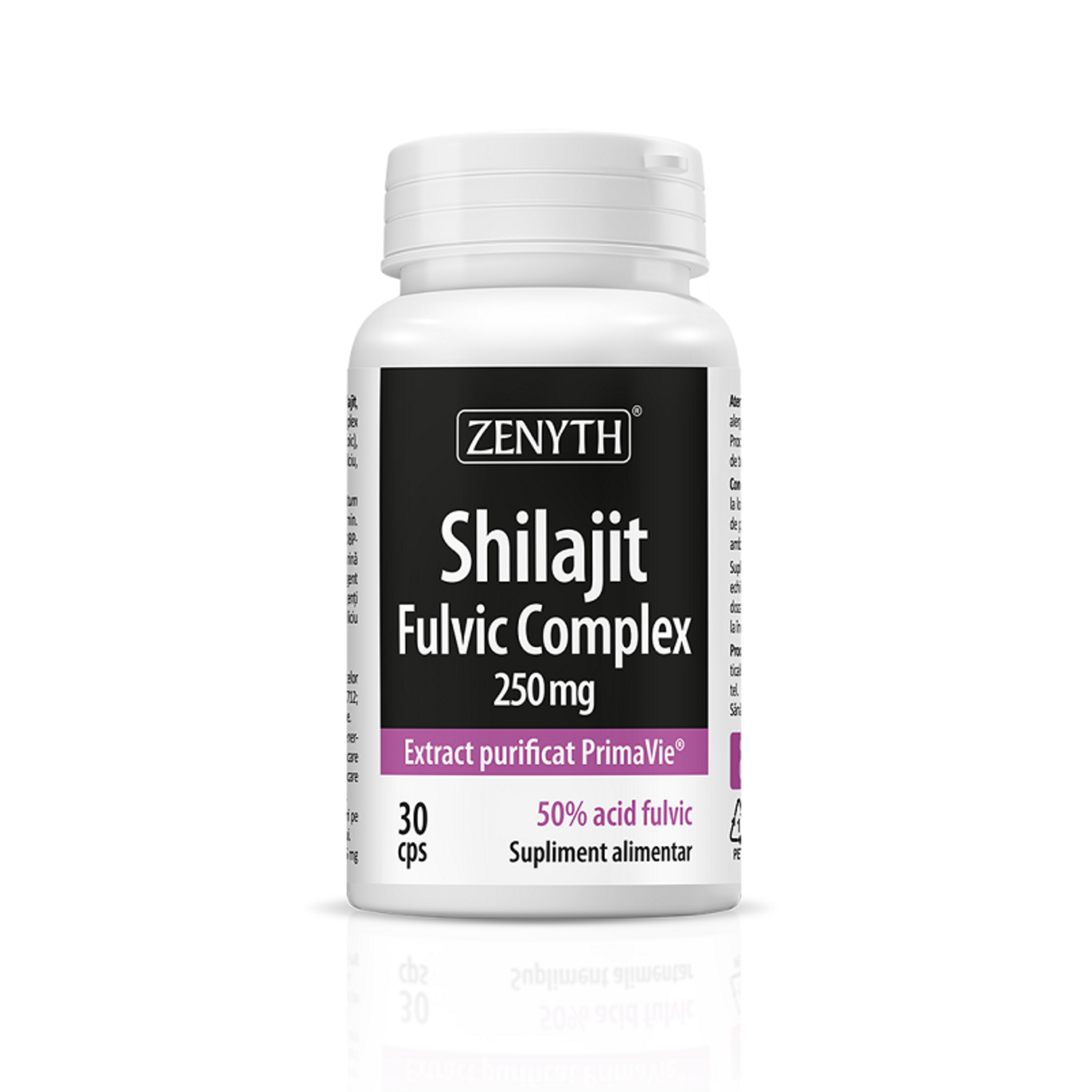 Black Friday - Reduceri Extract Purificat din Shilajit, Zenyth, Shilajit Fulvic Complex, 30 Capsule Promotie