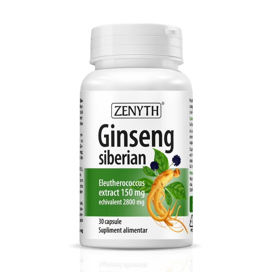 Ginseng Siberian, Zenyth, Siberian Ginseng, 30 Capsule