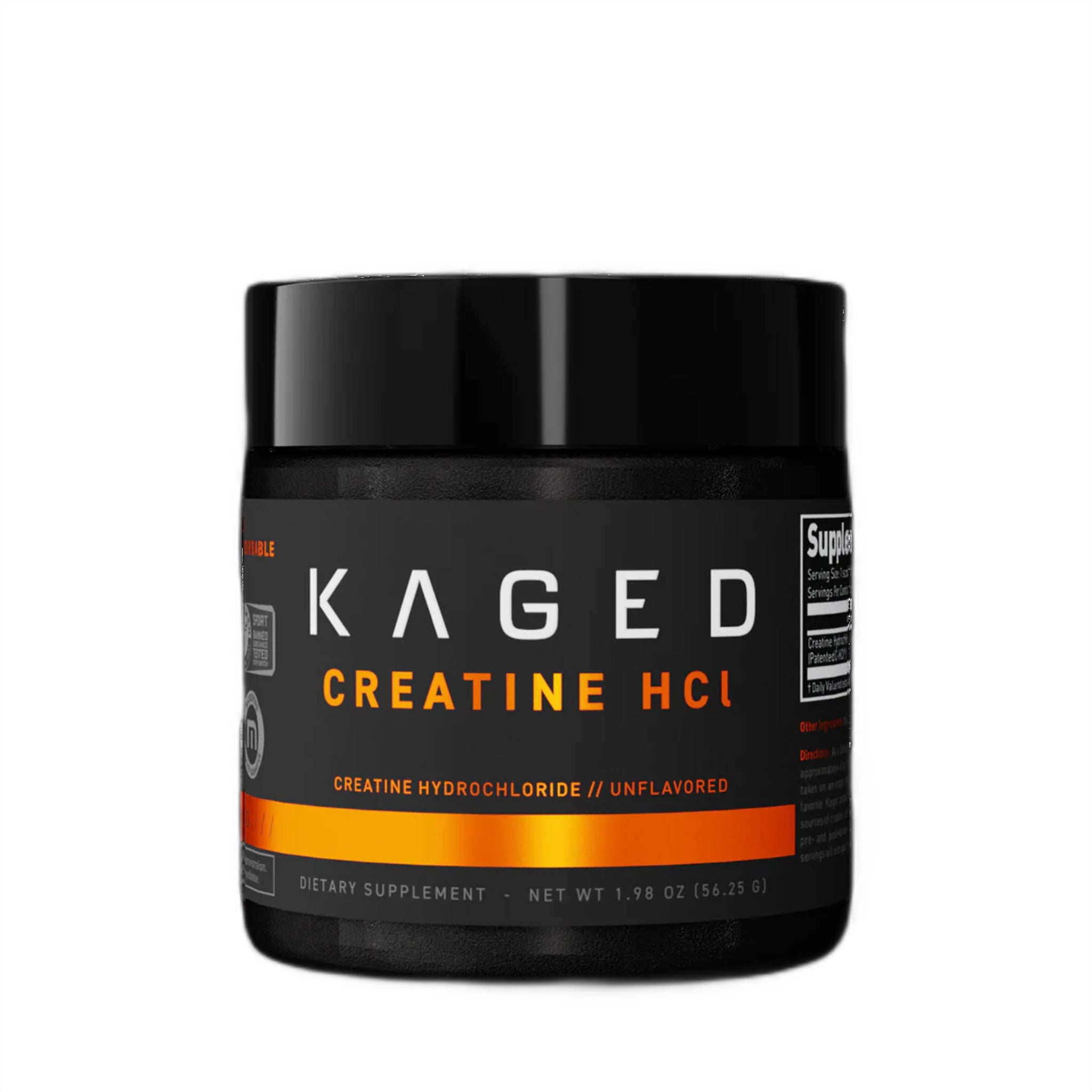 Creatina Hidroclorida, Kaged, Creatine HCL, 56g