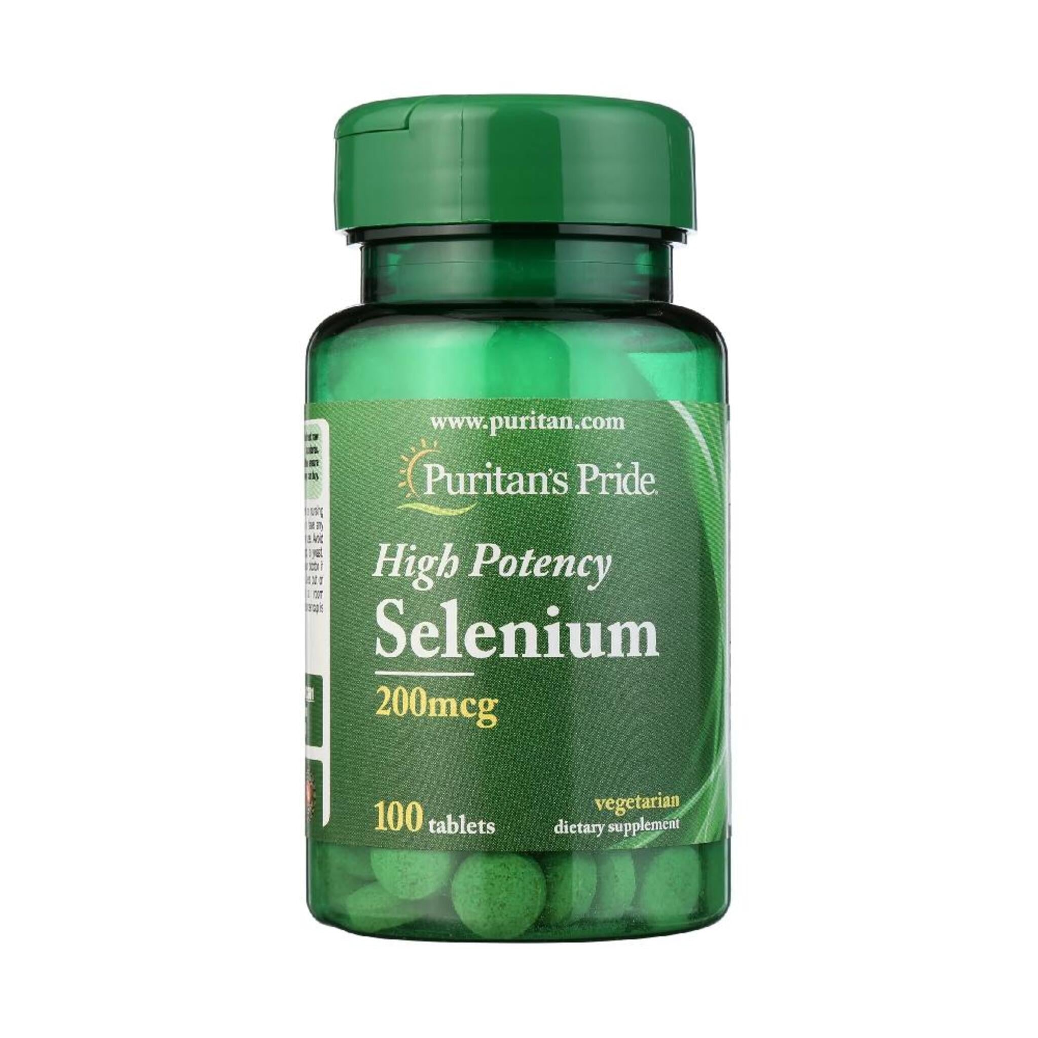 Seleniu, Puritan's Pride, High Potency Selenium, 100 capsule