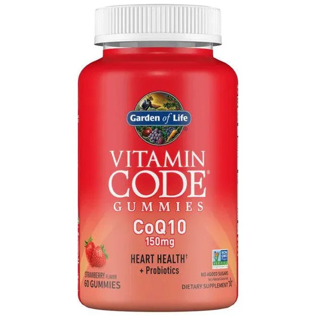 Coenzima Q10, Garden Of Life, Vitamin Code CoQ10, 60 Gummies
