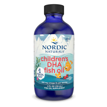 Ulei de peste DHA, Nordic Naturals, Children's DHA Fish Oil, 119ml