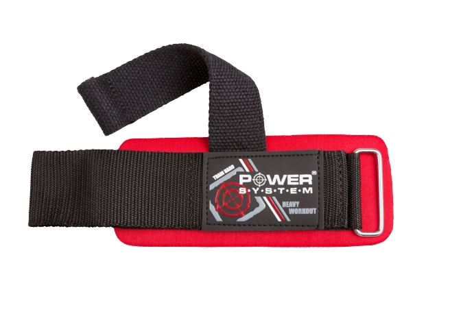 Chingi cu Suport pentru Incheietura, Power System, Lifting Straps Power Pin, Black