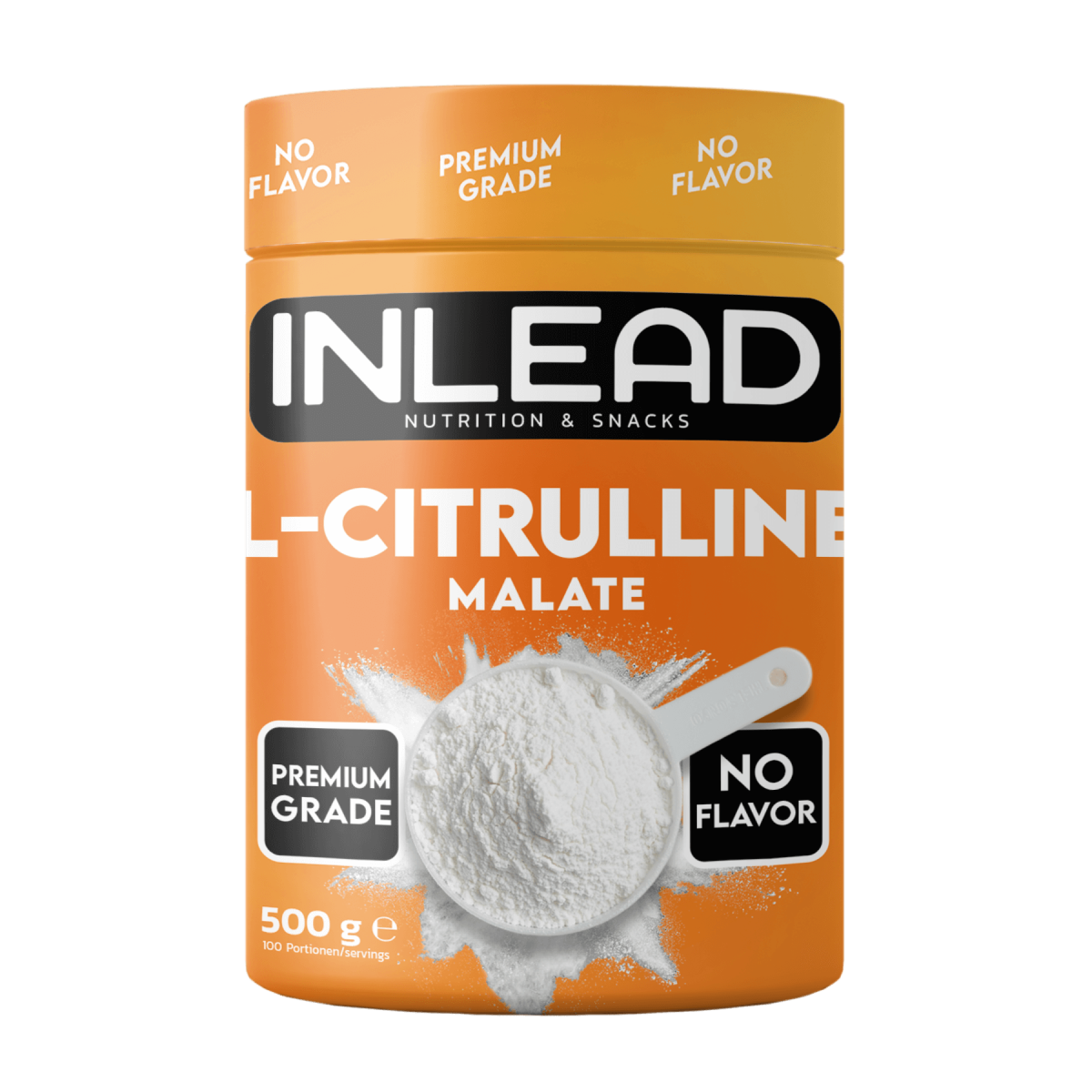 Citrulină Malat, Inlead, L-Citrulline Malate, 300g