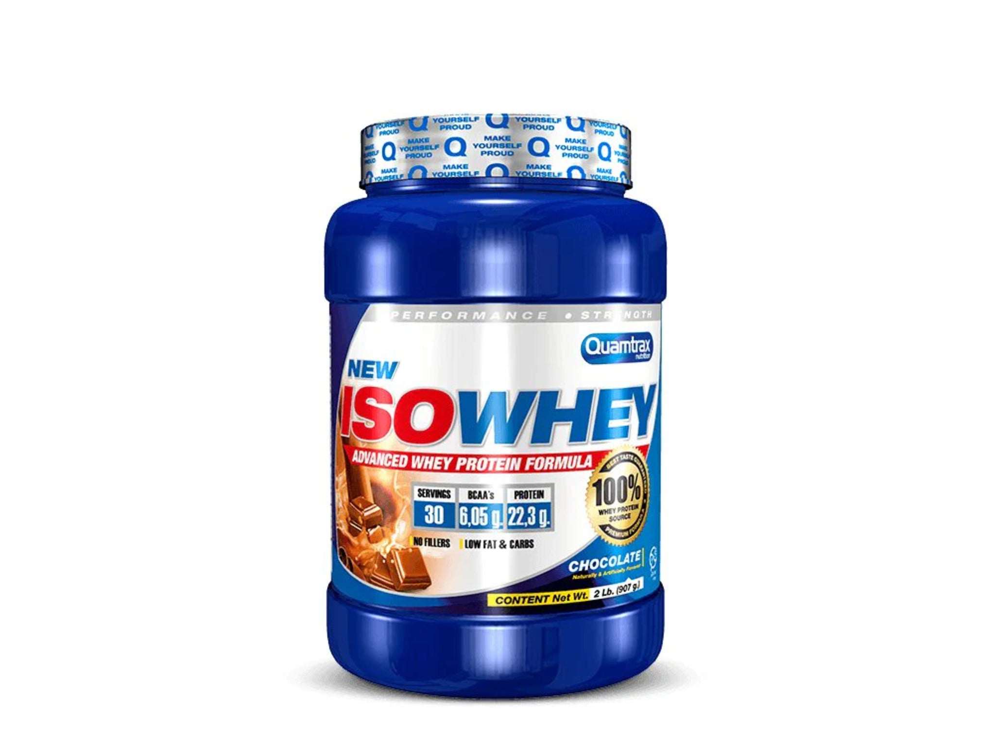 Black Friday - Reduceri Proteina din Zer, Quamtrax, Iso Whey, 907g Promotie