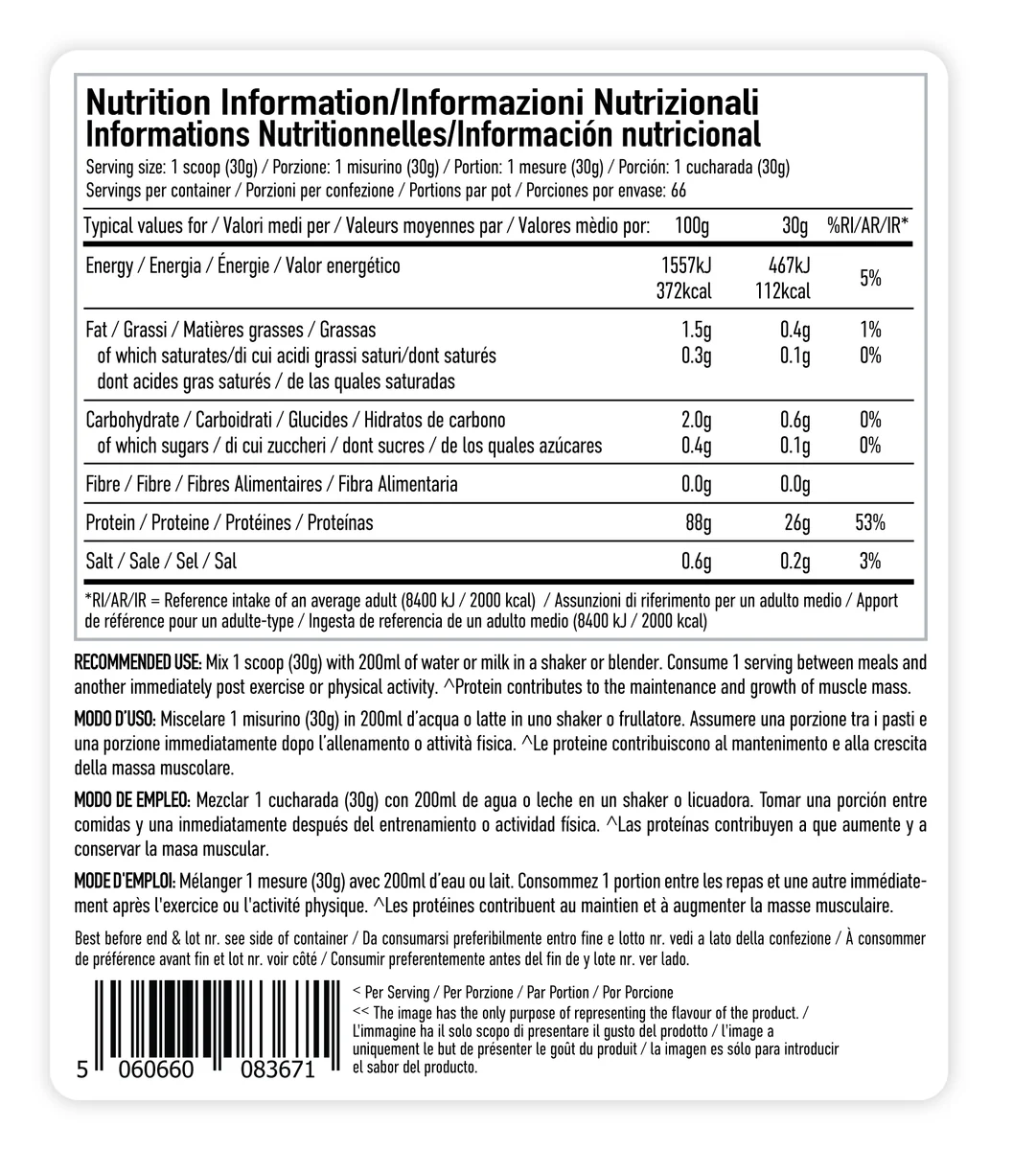 Proteina Izolata din Zer, Per4m, Isolate Zero, 900g