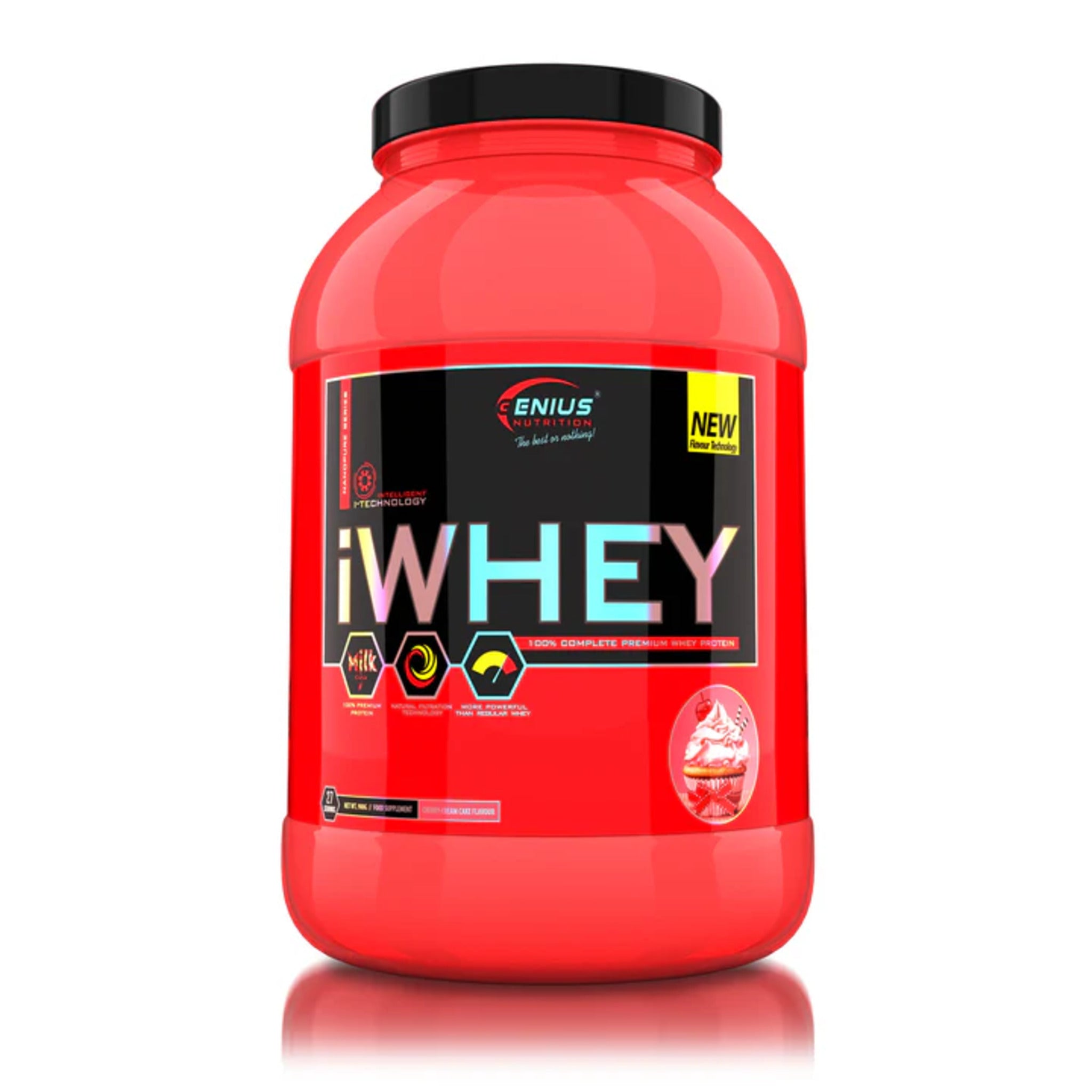 Concentrat Proteic din Zer, Genius Nutrition, iWhey, 900g