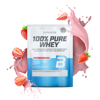Proteina din zer, BioTechUSA, 100% Pure Whey, 28g