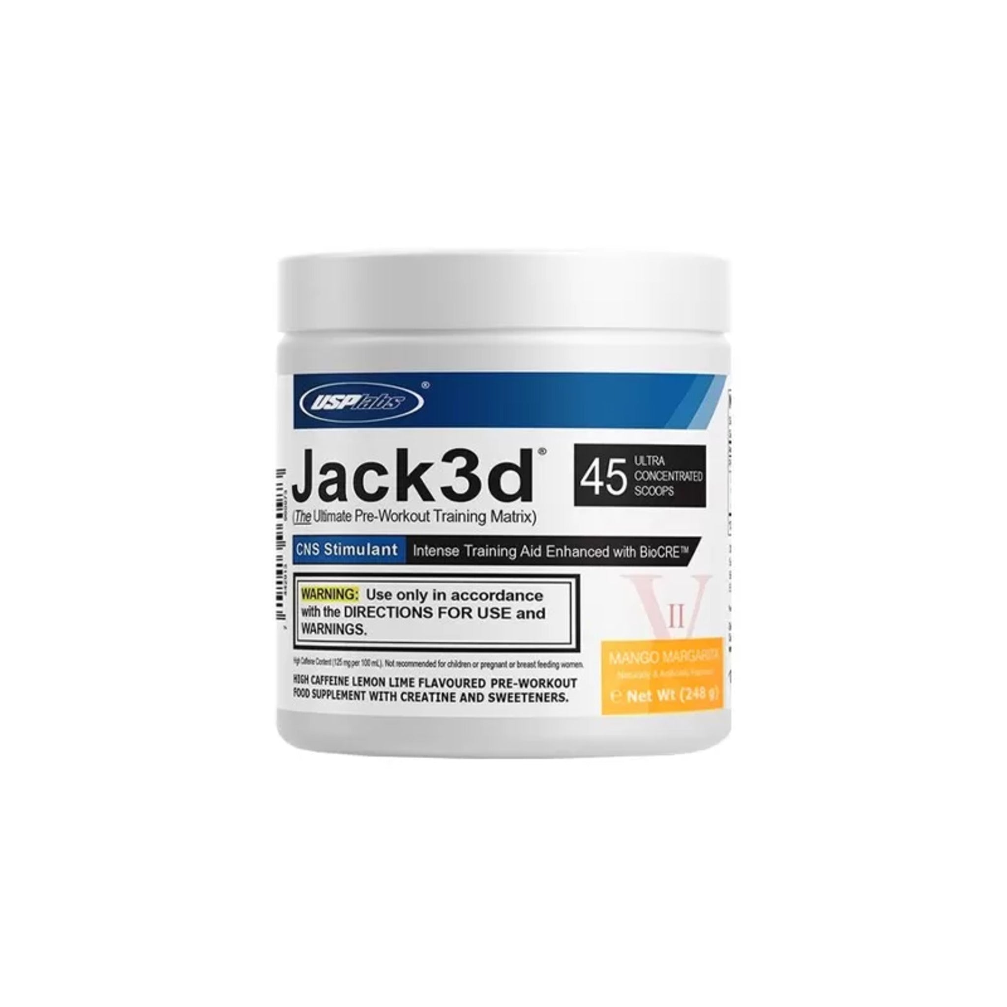 Pre-Workout, USP Labs, Jack3d, 248g