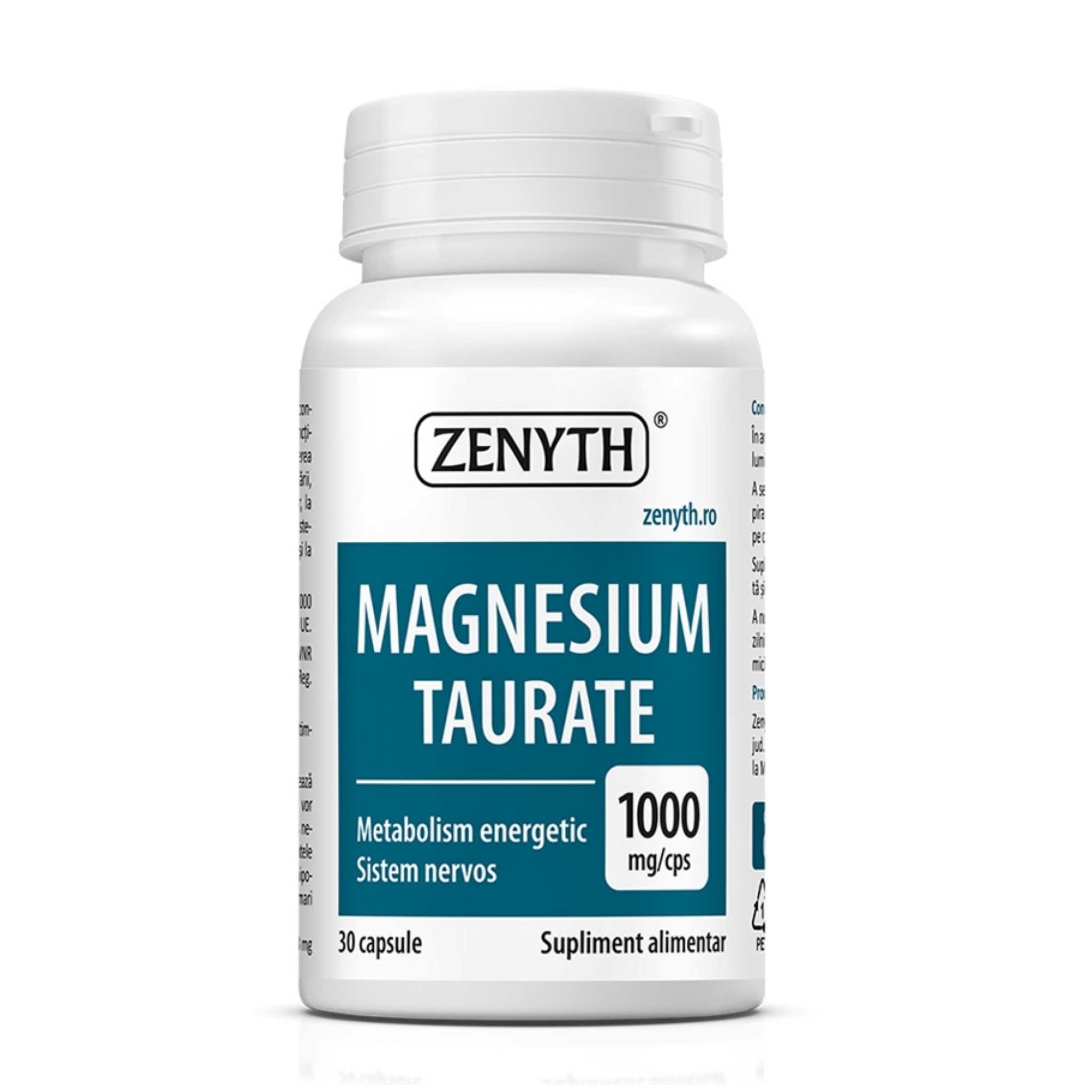 Magenziu Taurat, Zenyth, Magensium Taurate, 30 capsule
