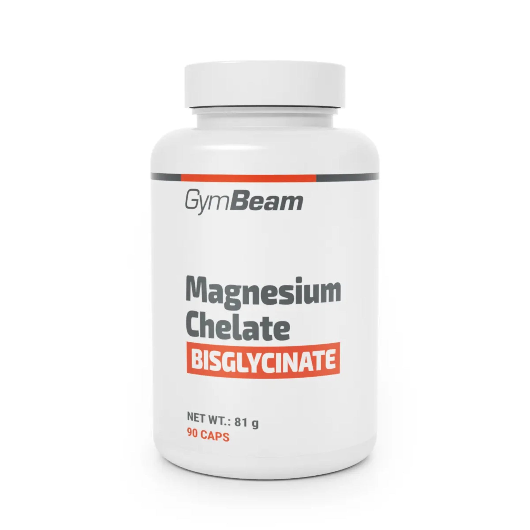 Magneziu, GymBeam, Magnesium Chelate Bisglycinate, 90 Caps