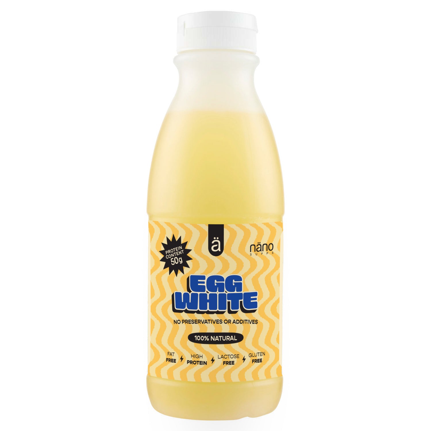 Albus de Ou Lichid, Nanosupps, Liquid Egg White, 500ml