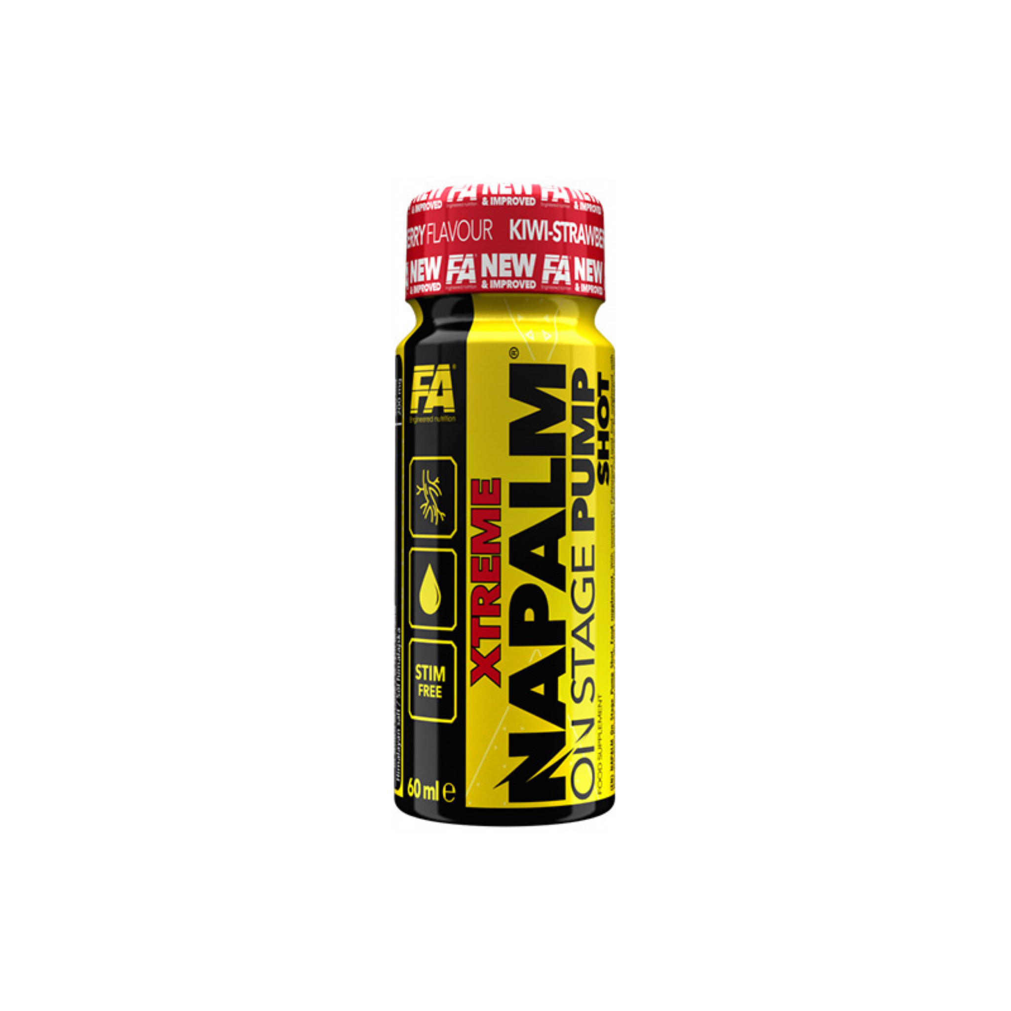 Pre-Workou Shot, Fitness Authority, Xtreme Napalm 60ml