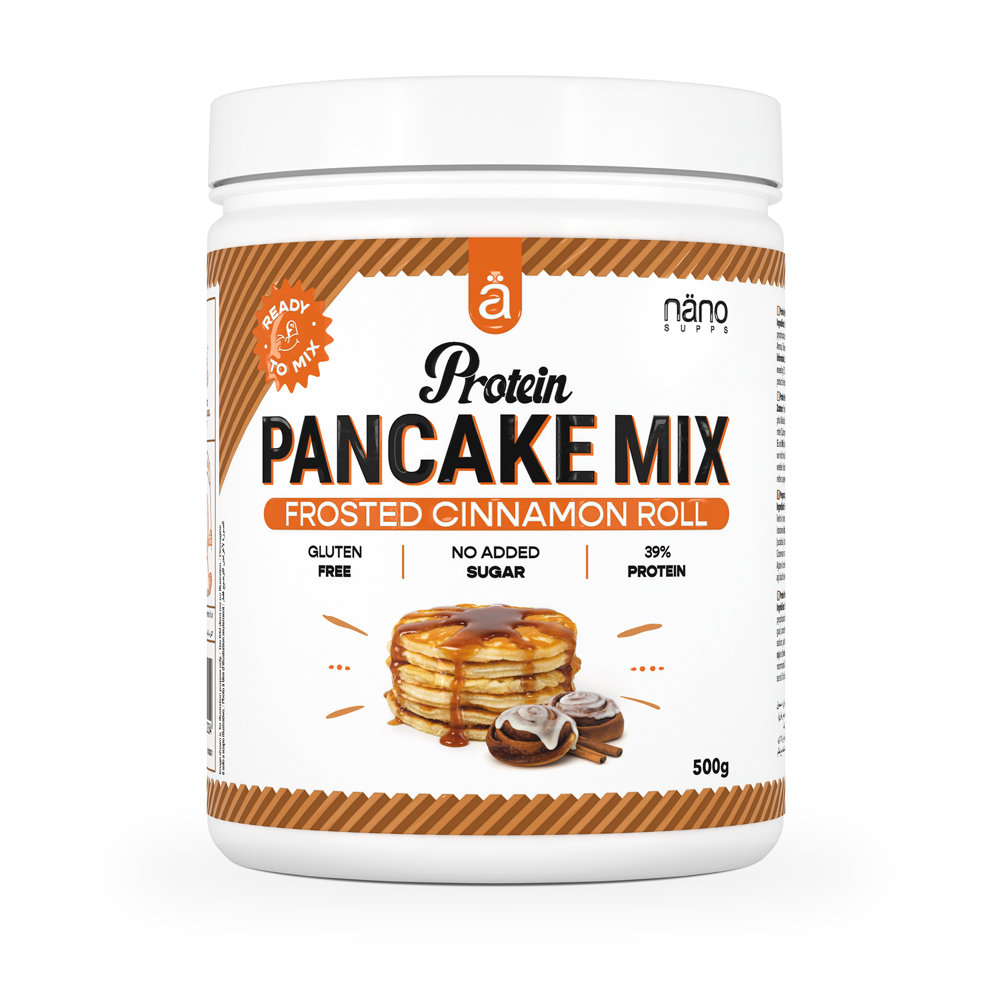 Mix Pancake Proteic, Nanosupps, Protein Pancake Mix, 500g