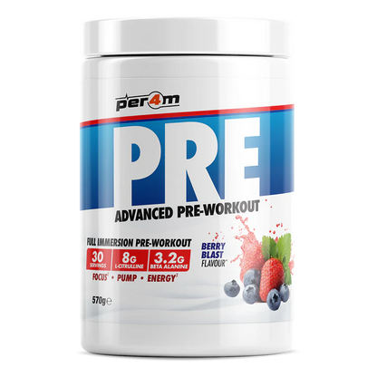 Pre-Workout, Per4m, PRE Advanced Formula, 570g