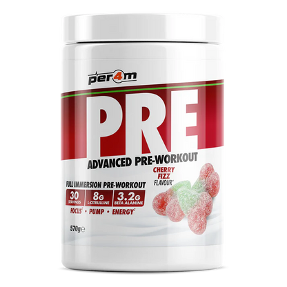 Pre-Workout, Per4m, PRE Advanced Formula, 570g