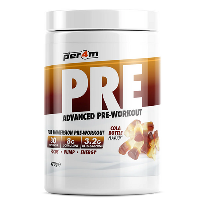Pre-Workout, Per4m, PRE Advanced Formula, 570g