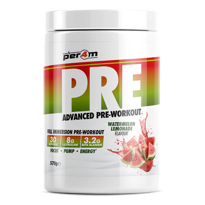 Pre-Workout, Per4m, PRE Advanced Formula, 570g
