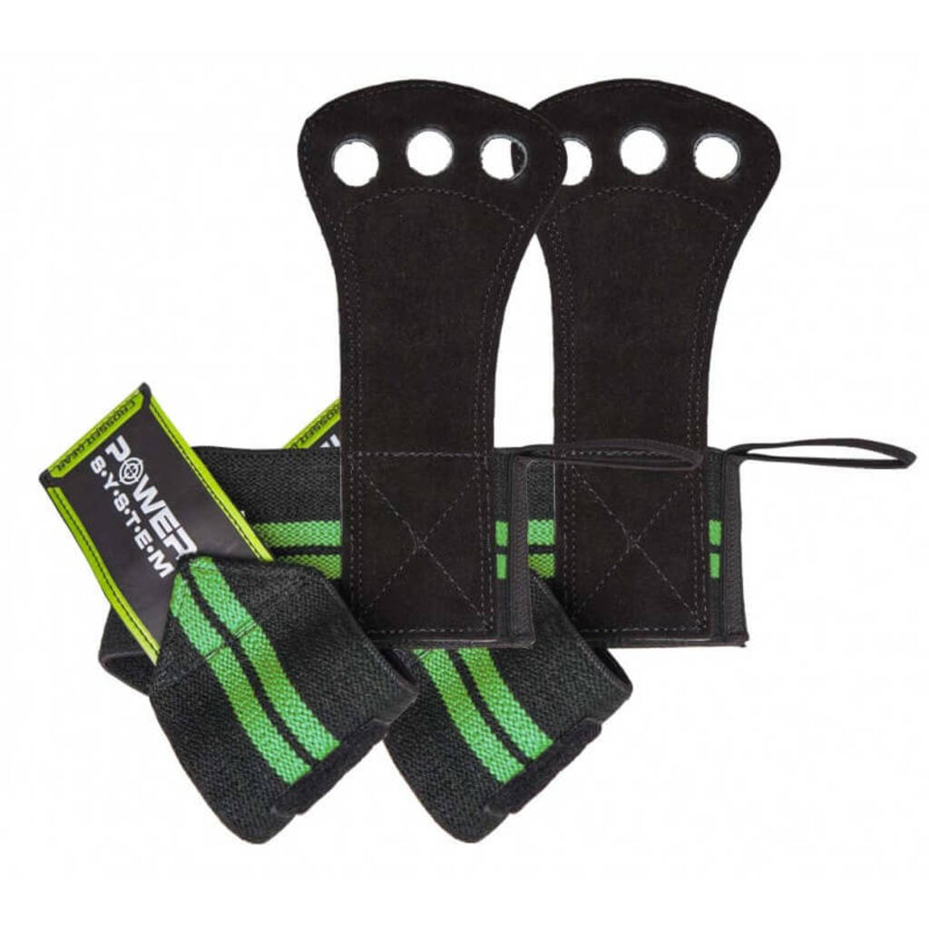 Crossfit Grips, Power System, Crossfit Grips, Green