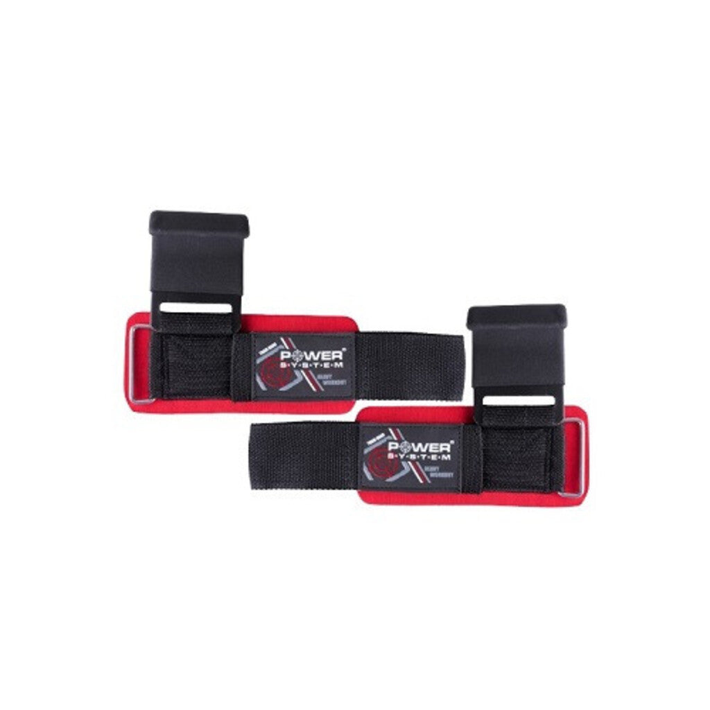 Chingi cu Carlig din Neopren, Power System, Lifting Hardcore Hooks, Black