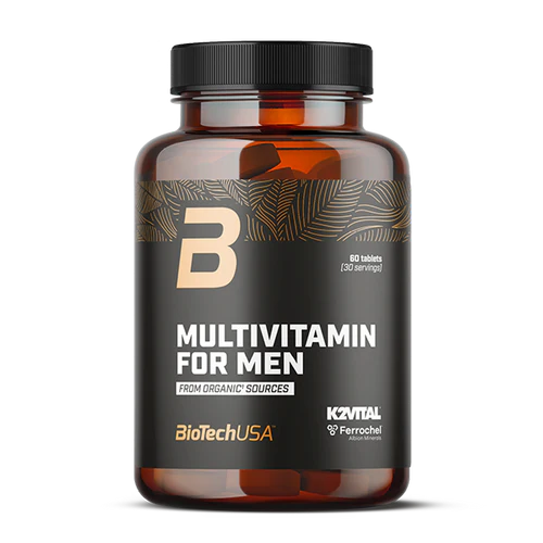 Multivitamine pentru Barbati, BioTechUSA, Multivitamin for Men Organic Sources, 60 Tablete