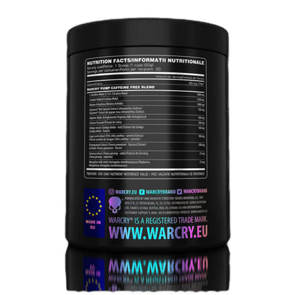 Pre-Workout, Genius Nutrition, Warcry Pump, 400g