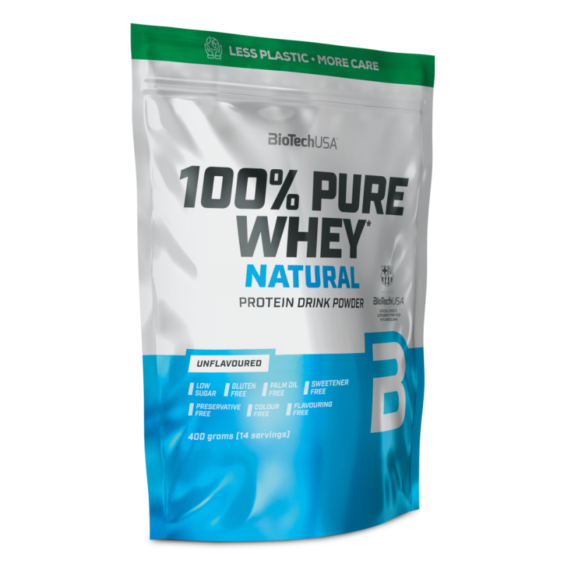 Proteina din Zer, BioTechUSA, 100% Pure Whey, 400g