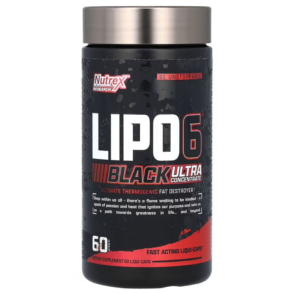 Arzator de Grasimi, Nutrex, Lipo 6 Black Ultra Concentrat, 60 Capsule