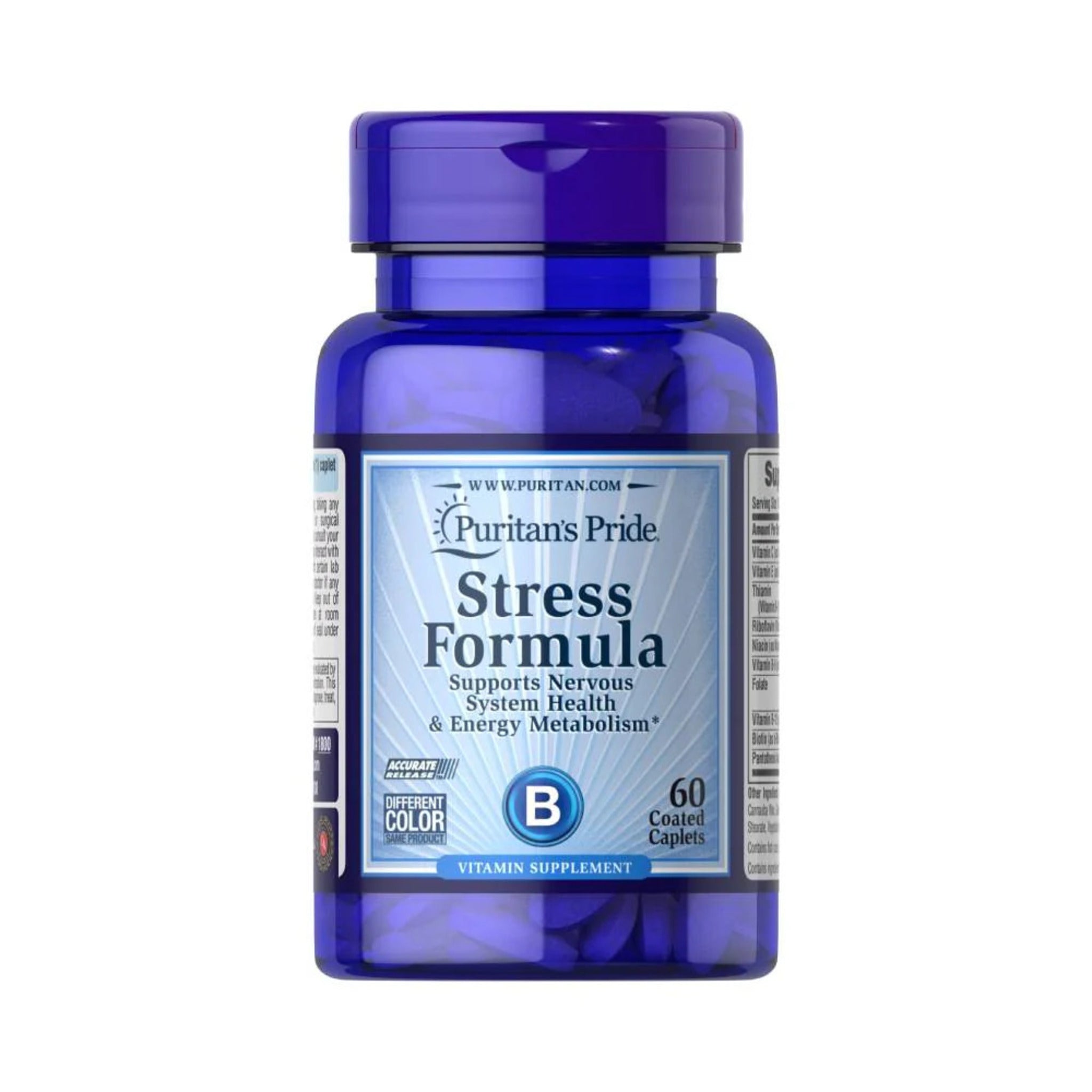 Supliment Antistres, Puritan's Pride, Stress Formula, 60 Capsule