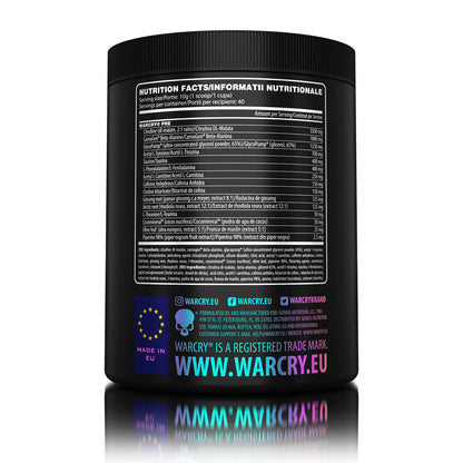 Pre-Workout, Genius Nutrition, Warcry, 400g