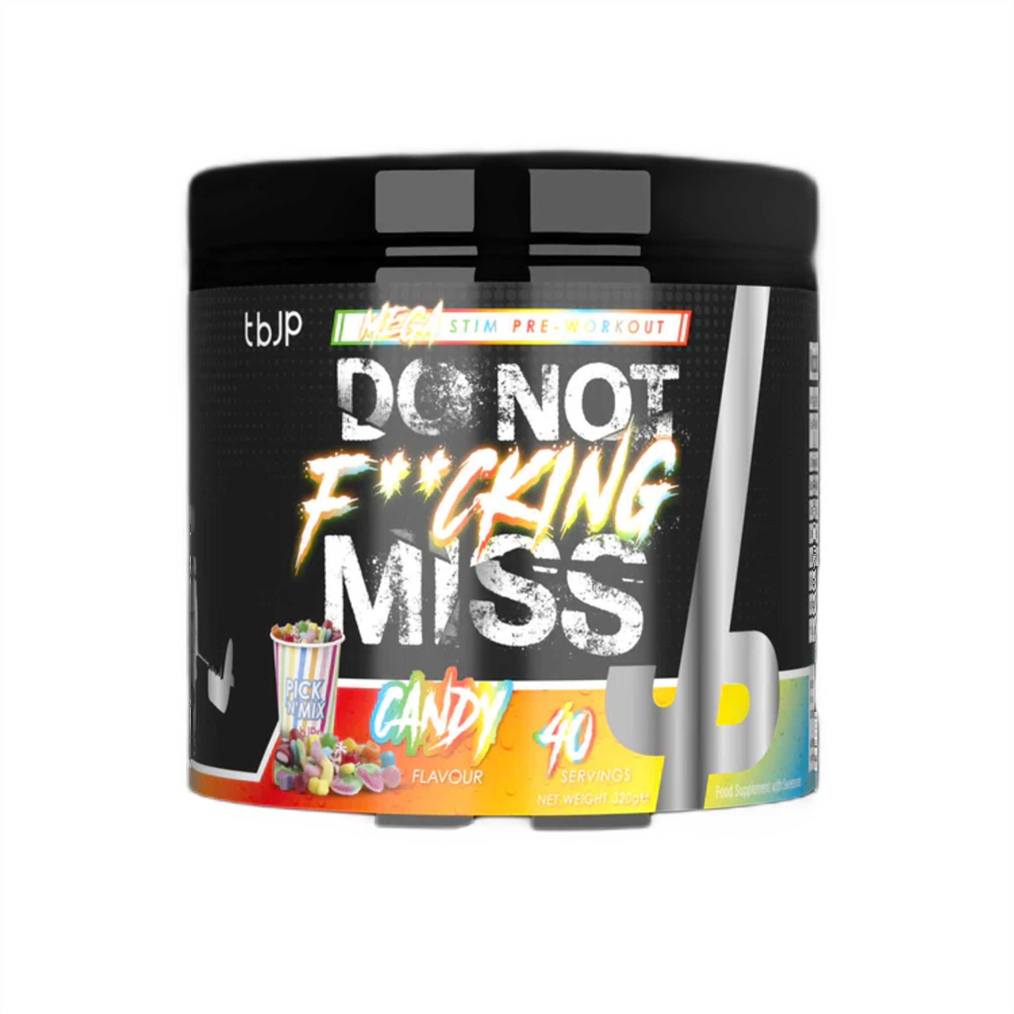 Pre-Workout, Trained by JP, Do Not F**cking Miss, Mega Stim Pre-Workout, 320g