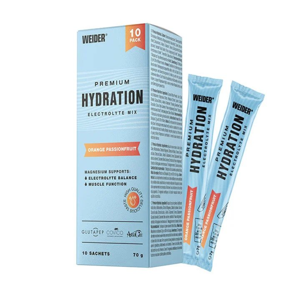 Electroliti Pulbere, Weider, Premium Hydration Electrolye Mix, 10x7g