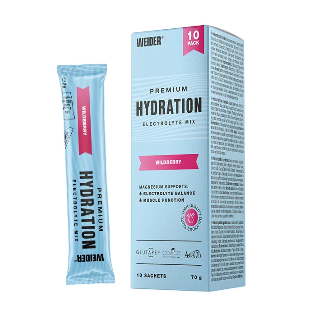 Electroliti Pulbere, Weider, Premium Hydration Electrolye Mix, 10x7g