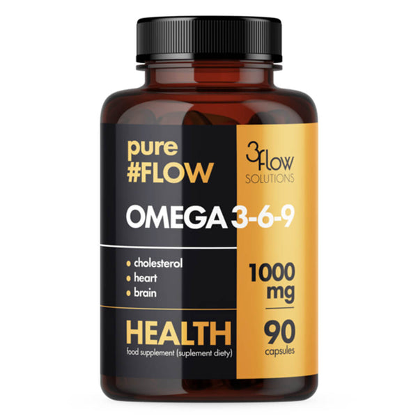 3flow Solutions Omega 3-6-9 90 capsules - gym-stack.ro