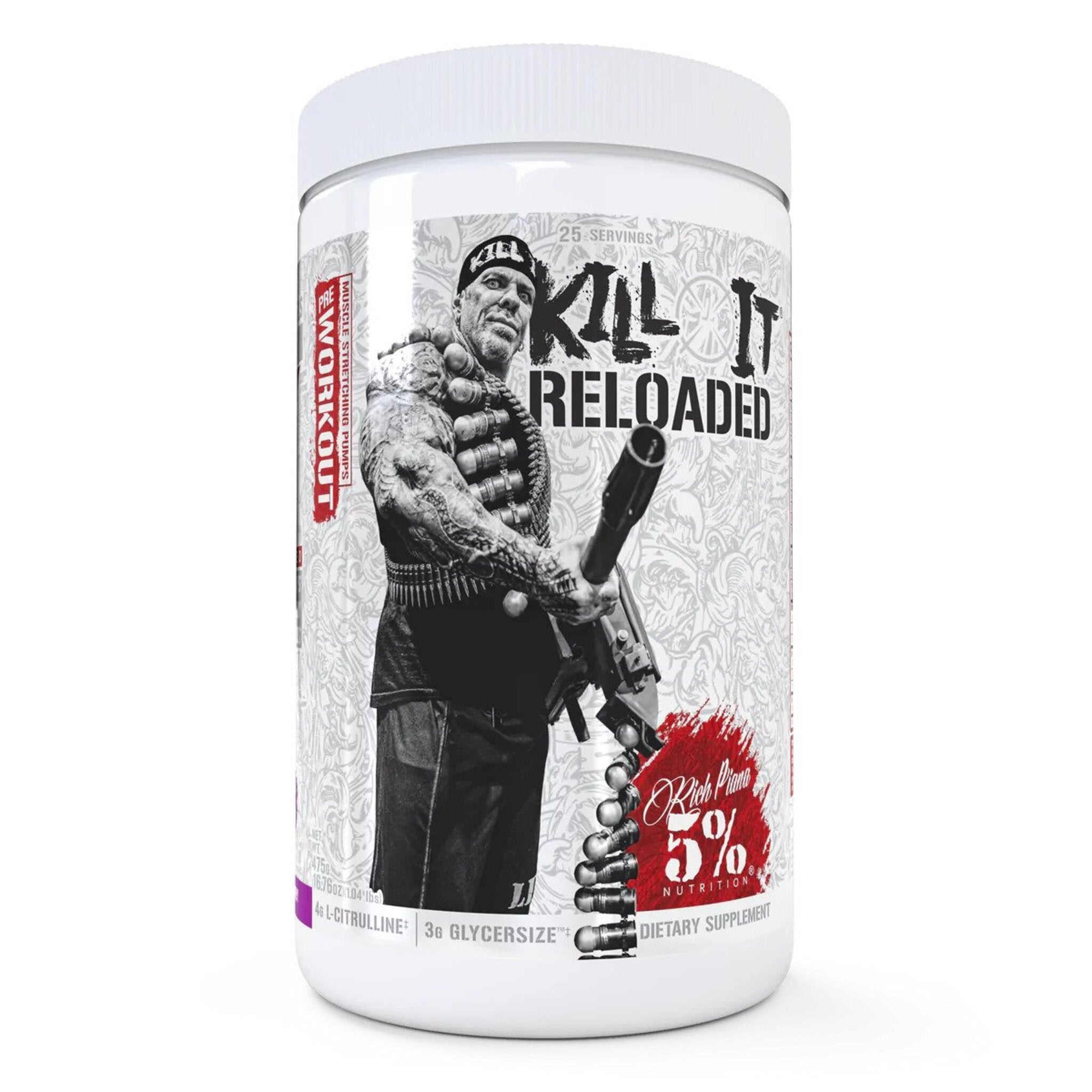 Black Friday - Reduceri Pre-workout, 5% Rich Piana Kill It Reloaded, 513g Promotie