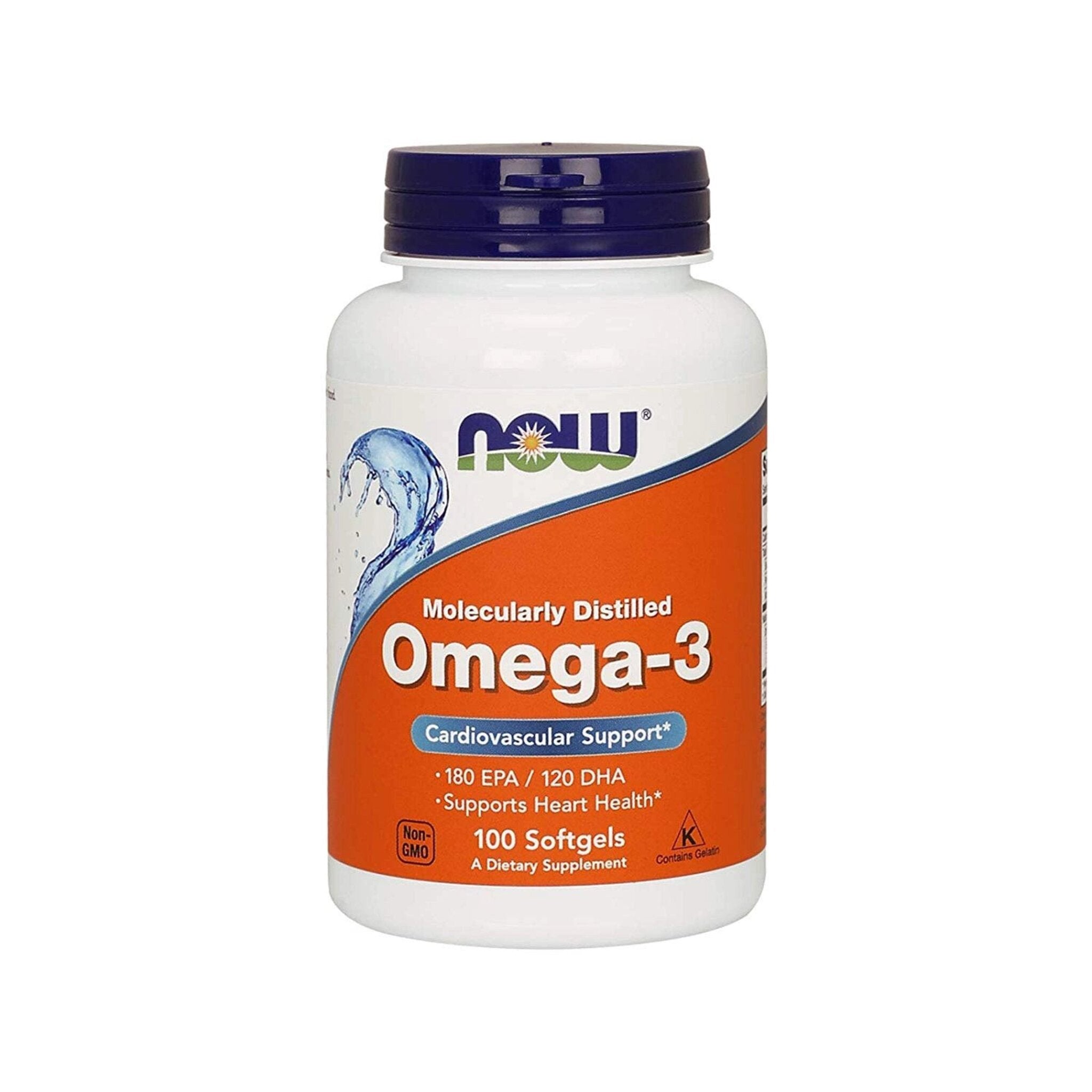 Acizi Grasi, NOW, Omega 3, 100softgels - gym-stack.ro