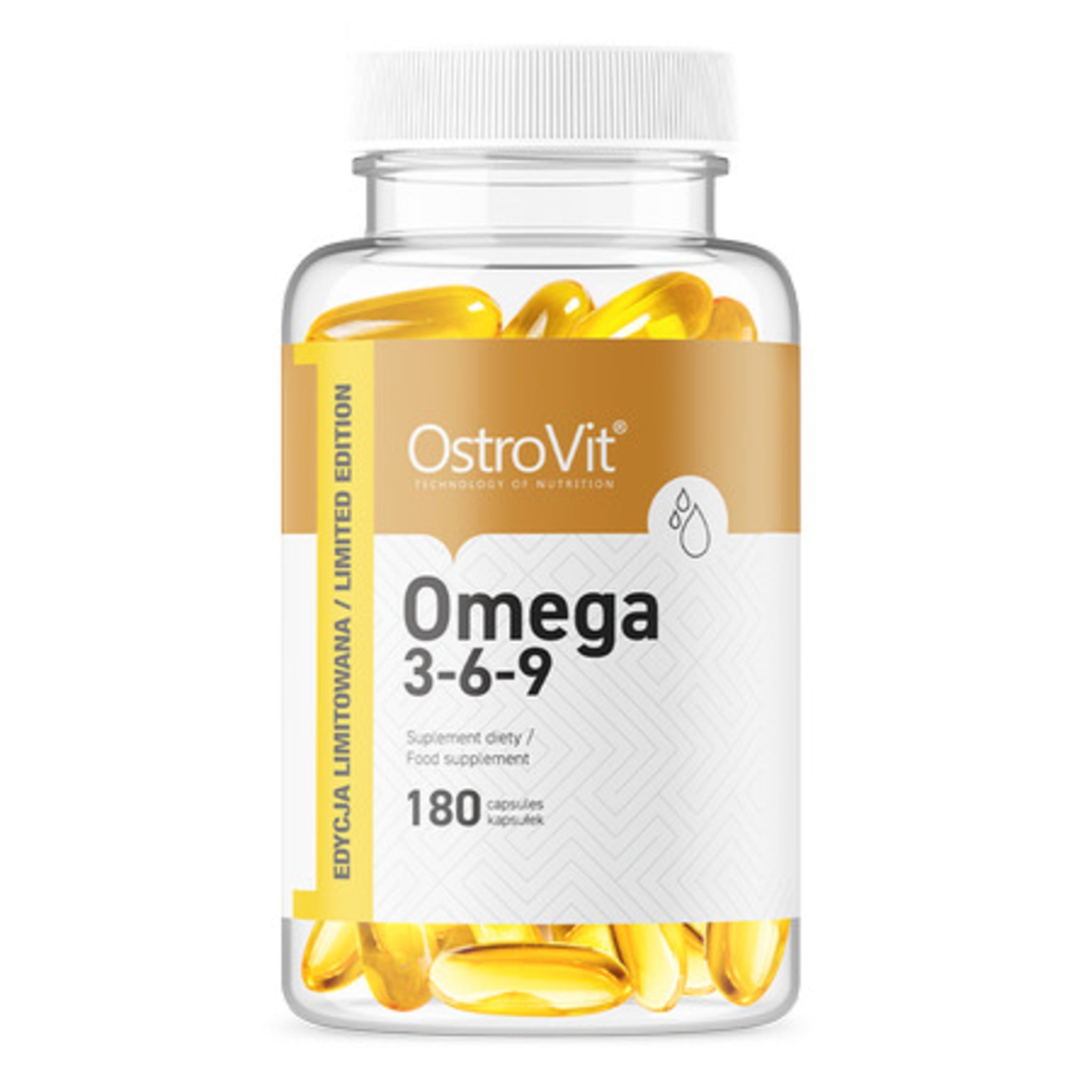 Acizi Grasi, Omega 3-6-9 OstroVit, 180 caps - gym-stack.ro