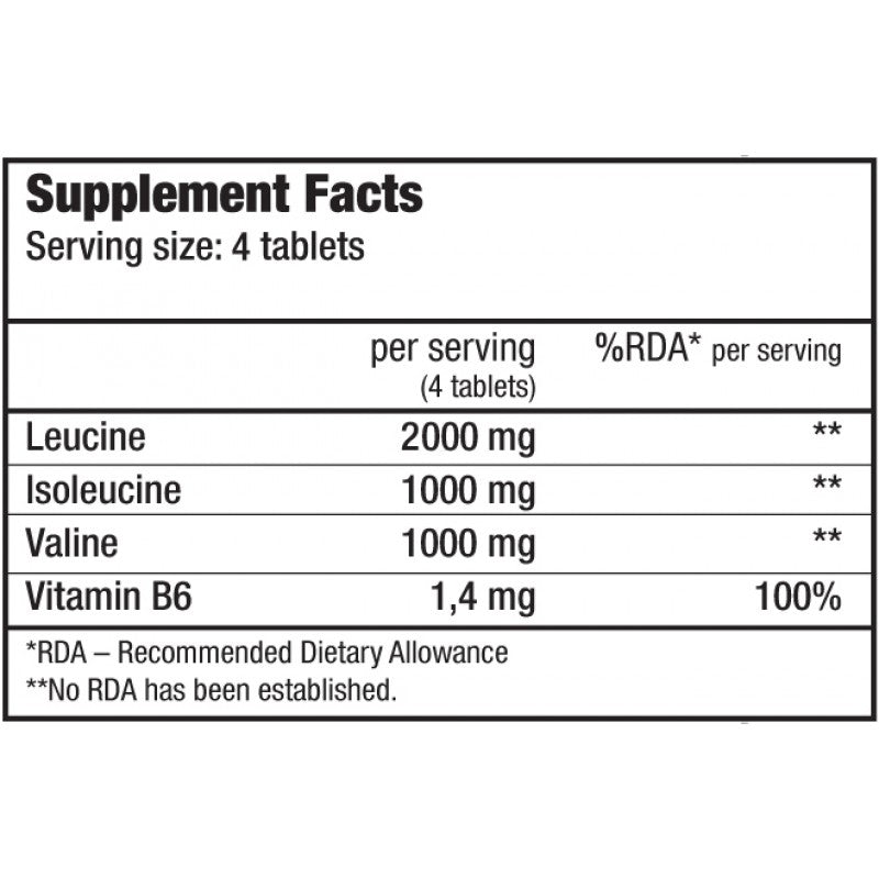 Aminoacizi BCAA cu B6 tablete - BioTechUSA BCAA+B6 340 Tabs