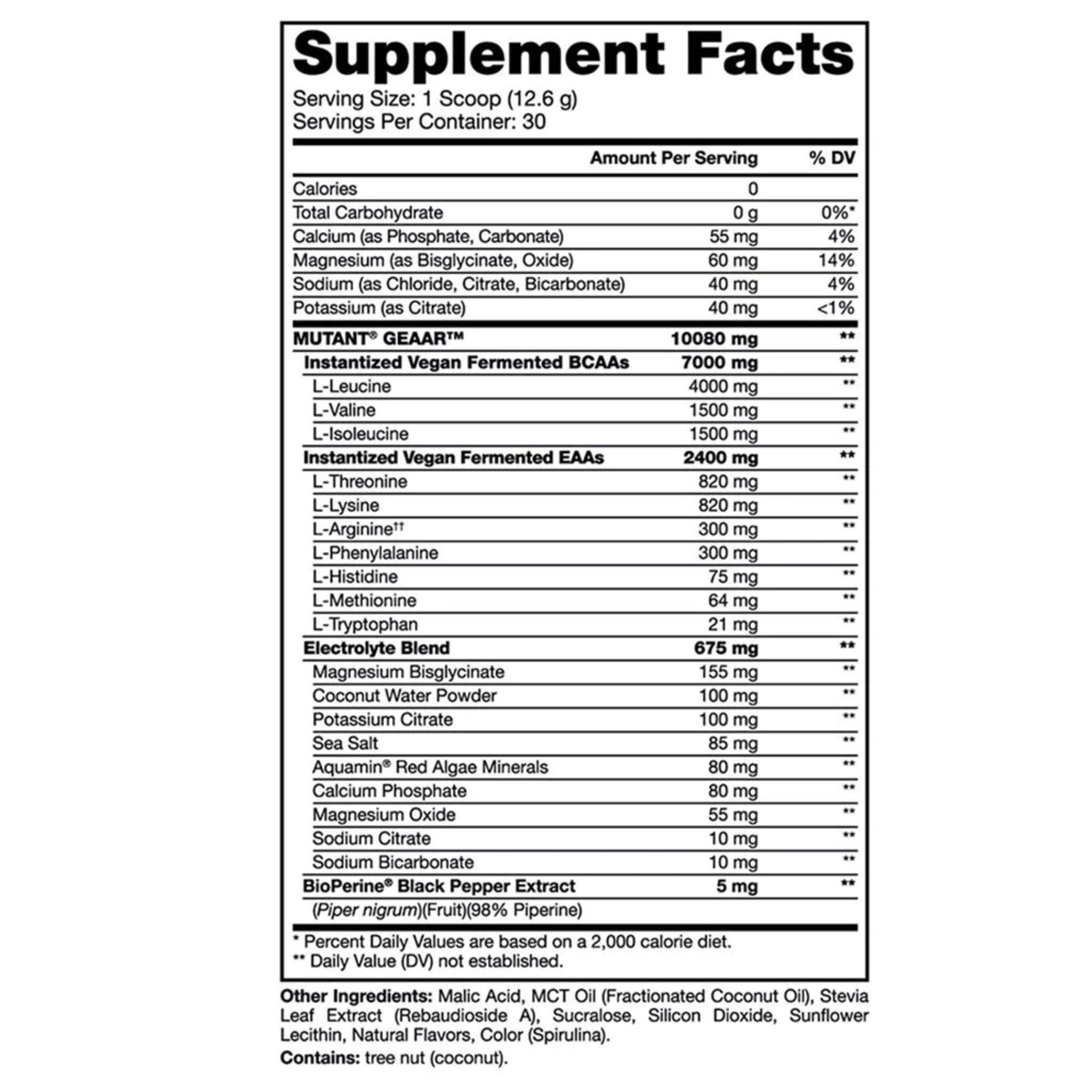 Aminoacizi Esentiali, Mutant, Geaar, 378g - gym-stack.ro