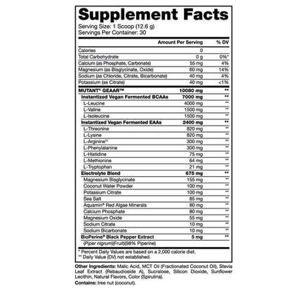 Aminoacizi Esentiali, Mutant, Geaar, 378g - gym-stack.ro