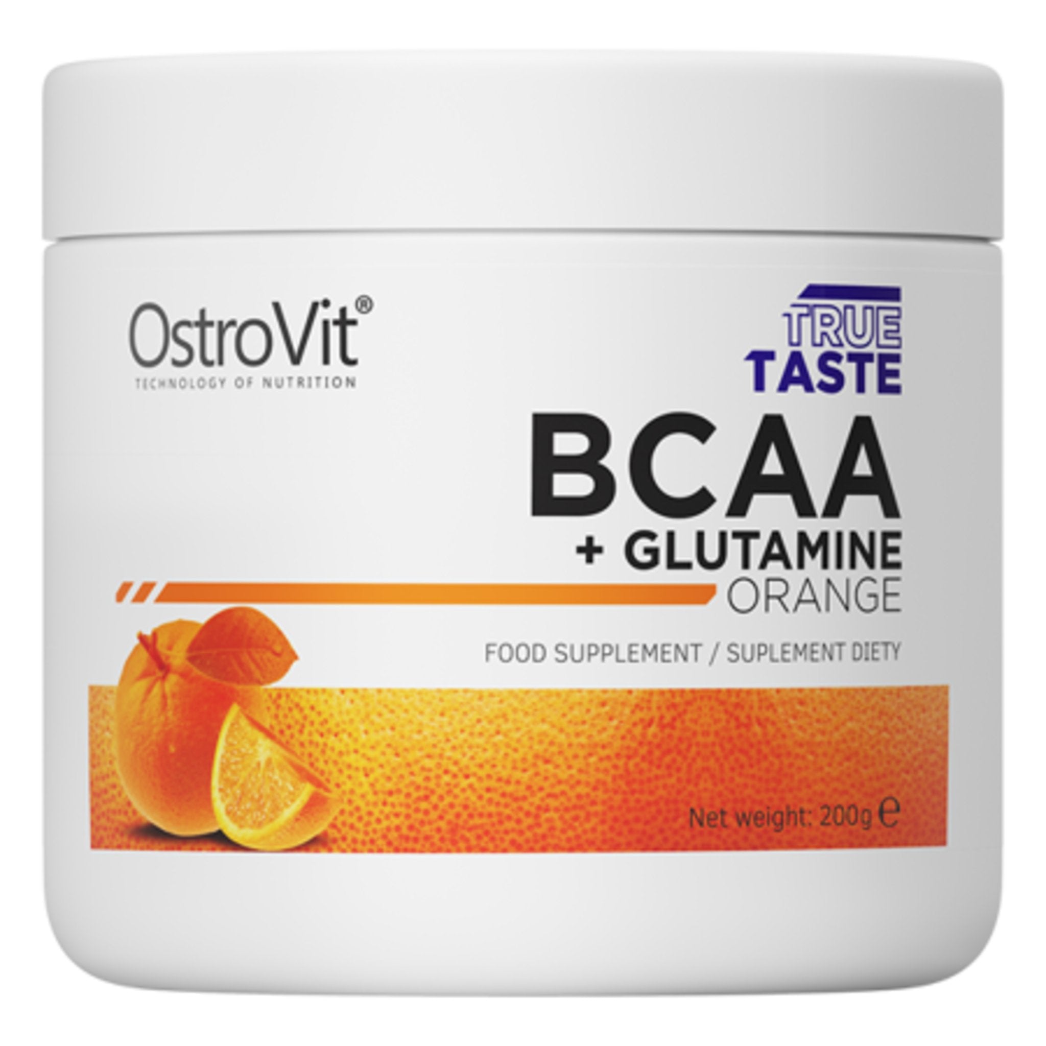 Aminoacizi Pudra, OstroVit BCAA+Glutamine, 200 g - gym-stack.ro