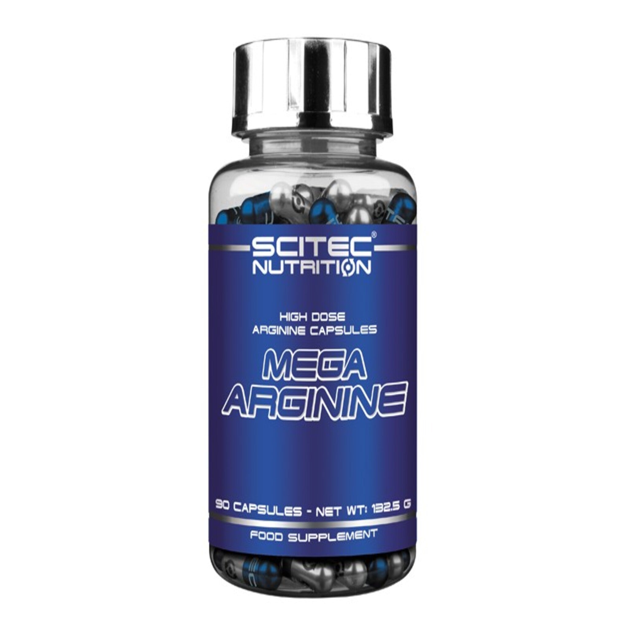 Arginina - Scitec Nutrition Mega Arginine 90 capsules - gym-stack.ro