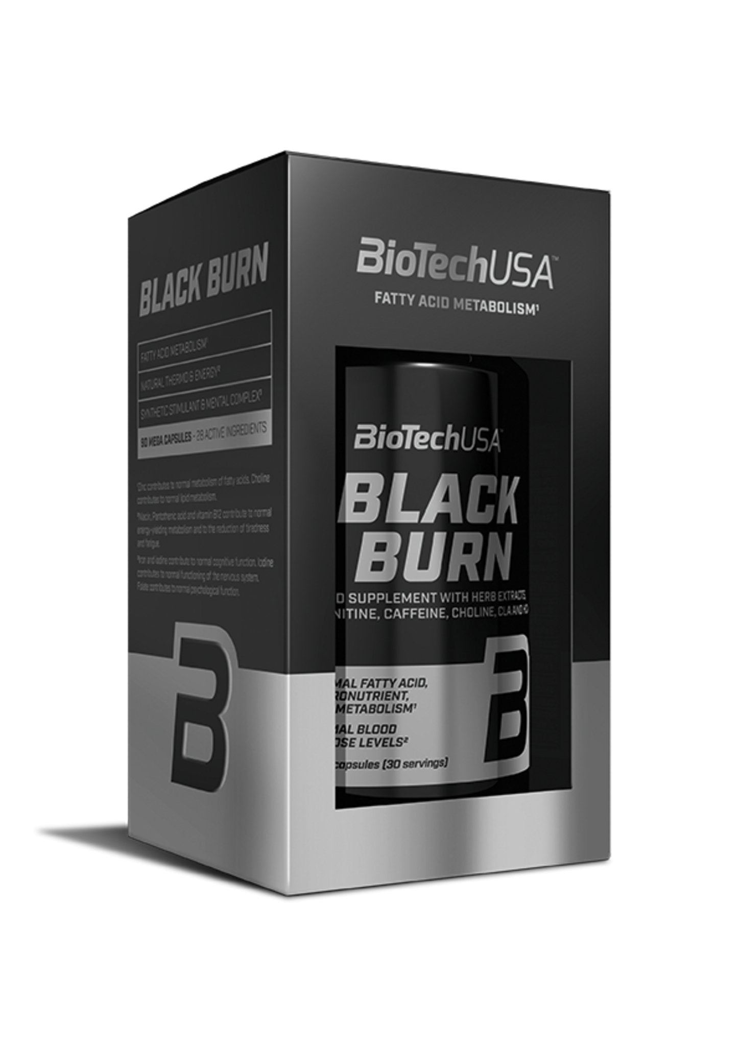 Black Friday - Reduceri Arzator de grasimi - BioTechUSA Black Burn 90 mega capsules Promotie