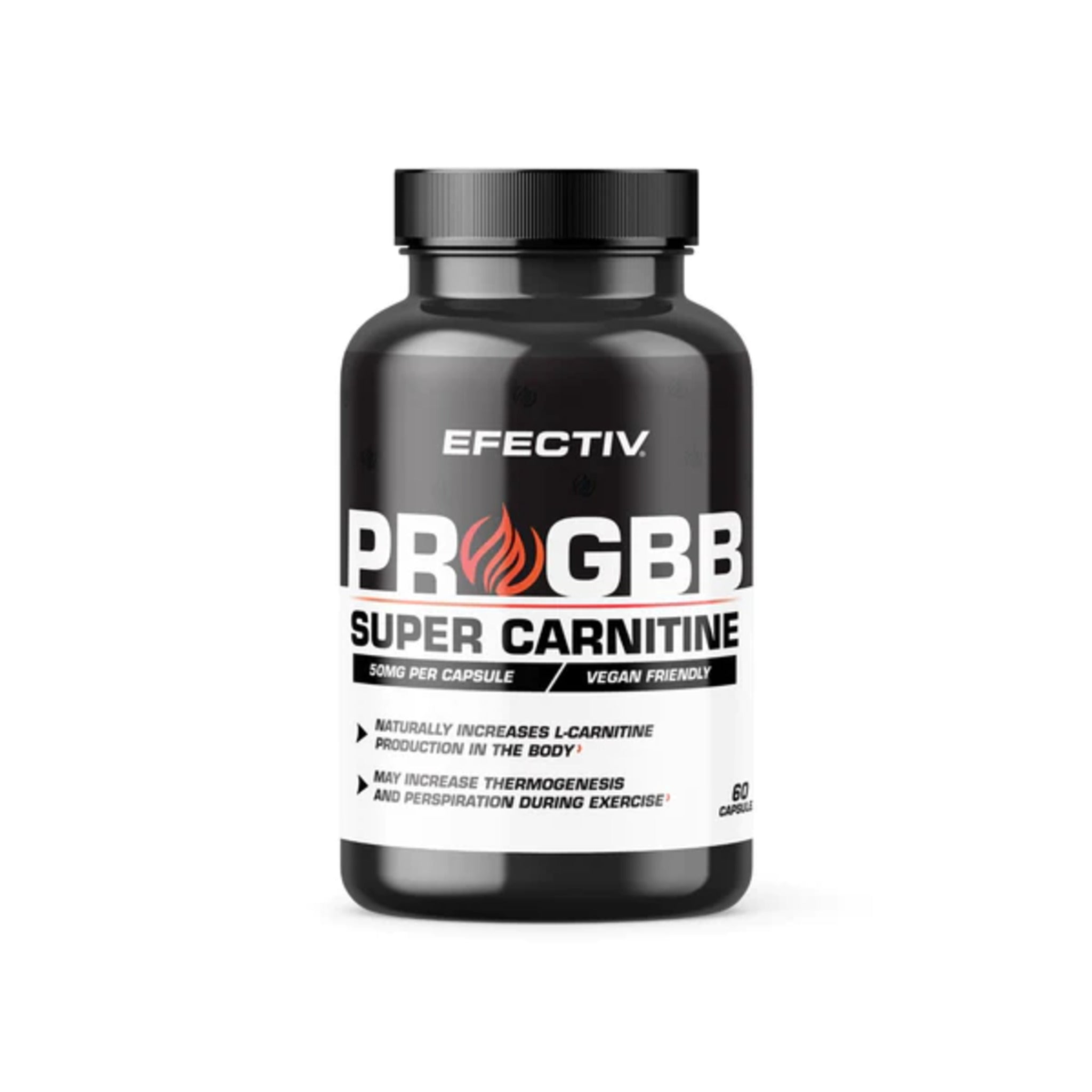 Black Friday - Reduceri Arzator de Grasimi, Efectiv, ProGBB Super Carnitine, 60caps Promotie