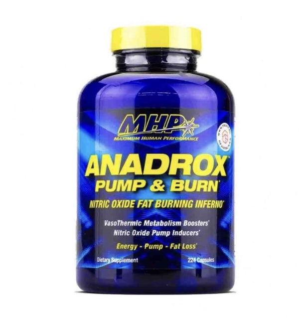 Arzator de grasimi , MHP Anadrox Pump&Burn 112 capsule - gym-stack.ro