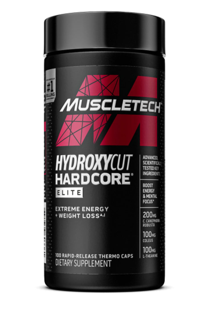 Arzator de grasimi - Muscletech Hydroxycut Hardcore Elite 110caps - gym-stack.ro