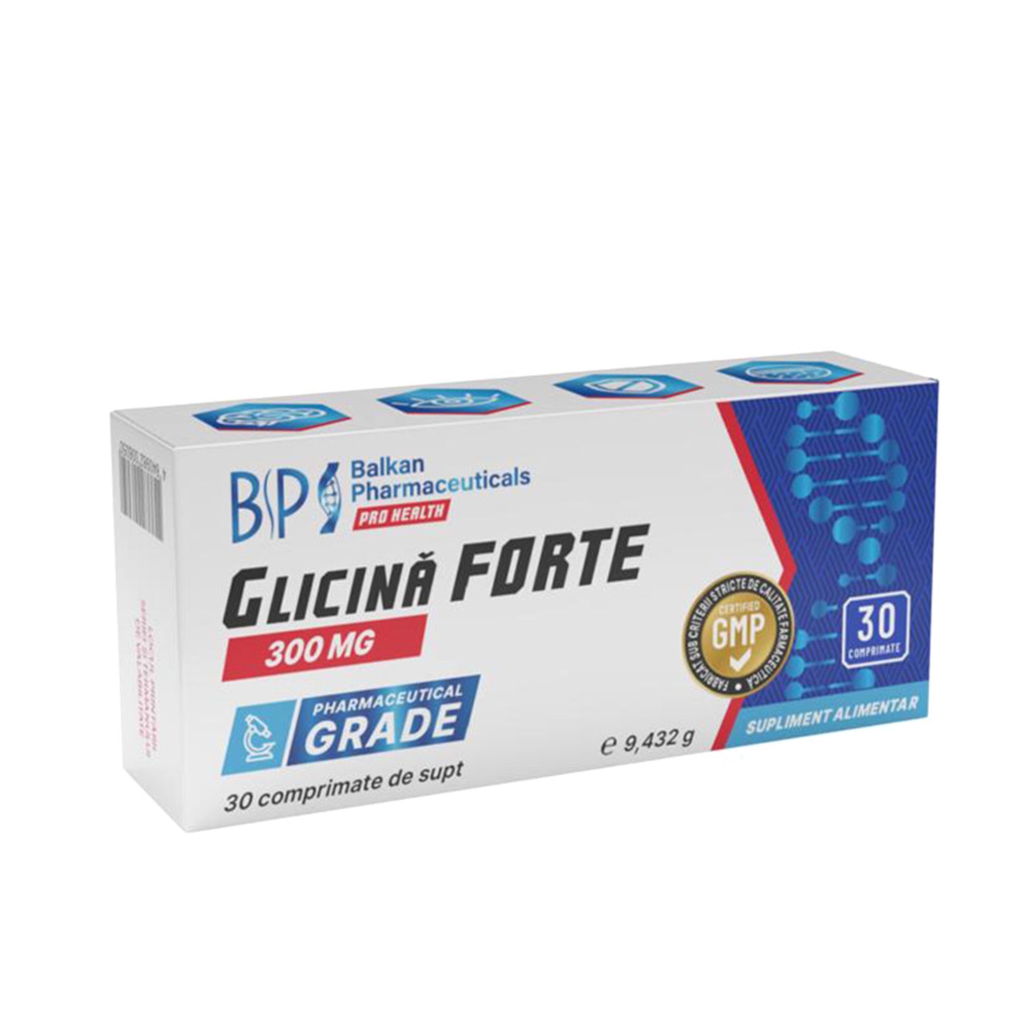 Black Friday - Reduceri Balkan Pharmaceuticals Glicină FORTE 30tab Promotie