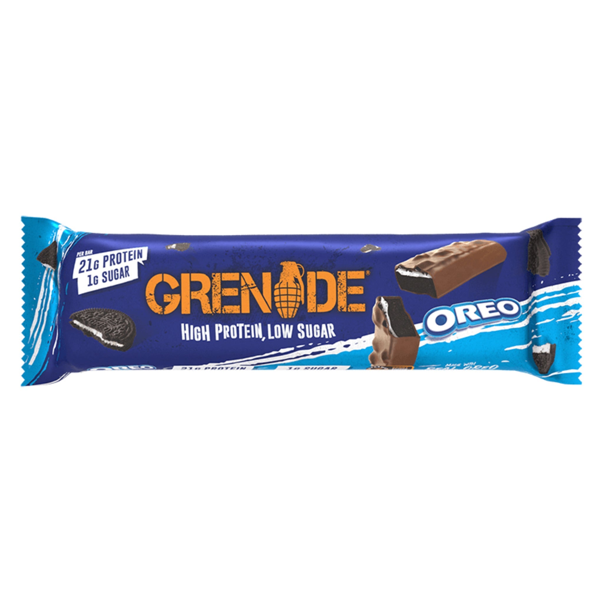 Baton Proteic, Grenade, Baton Proteic cu Oreo, 60g