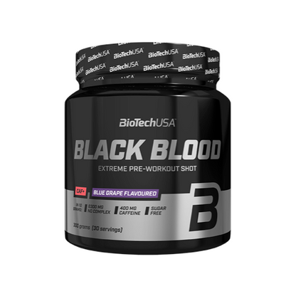 Black Friday - Reduceri Pre-Workout, BioTechUSA, Black Blood CAF+, 300g Promotie