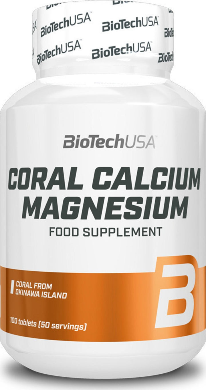 BioTechUSA Coral Calcium Magnesium 100 tablets - gym-stack.ro